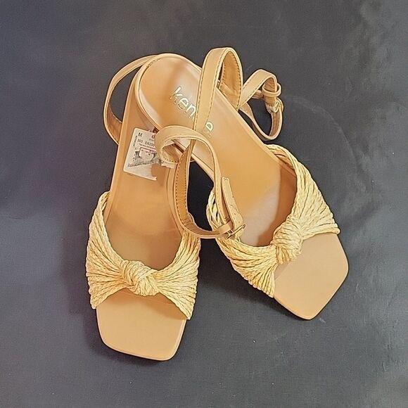 BRAND NEW KENSIE KAIKO SQUARE OPEN TOE BLOCK HEEL SANDAL - Picture 8 of 16